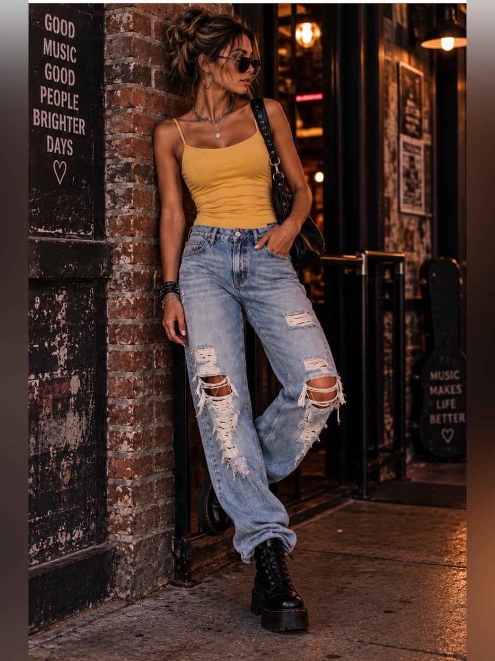 Aeropostale High Rise Baggy Jeans 00 Light Wash Distressed Grunge Y2K